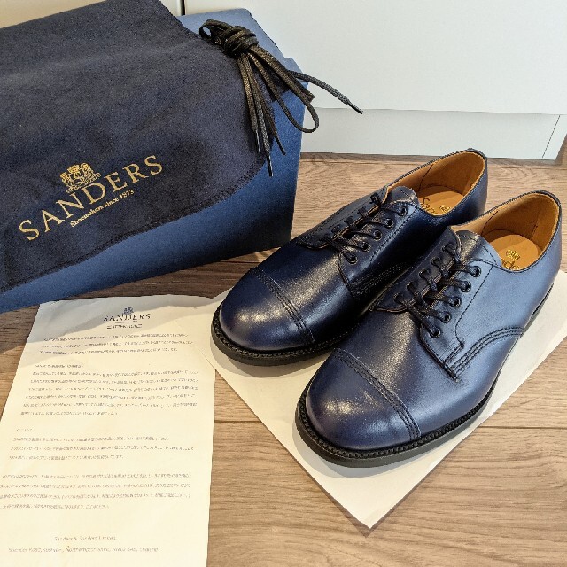 新品 SANDERS 英国製 ダービーシューズ 未使用 サンダース 別注 | フリマアプリ ラクマ