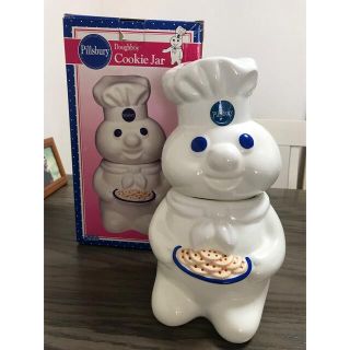 未使用•箱付き　Doughboy クッキージャー(収納/キッチン雑貨)