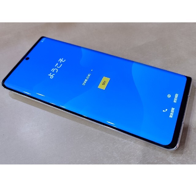 AQUOS R6 SH-51B ホワイト SIMロック解除 - スマートフォン本体