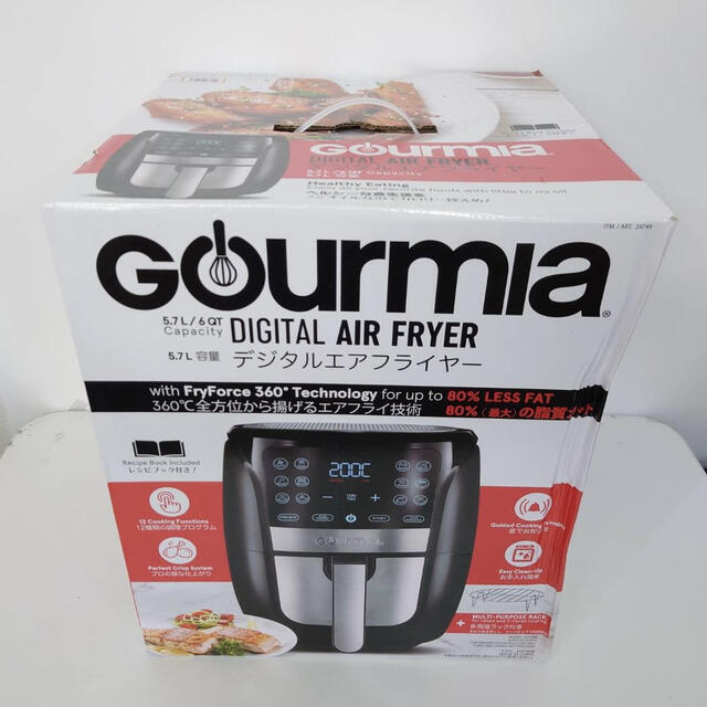 Gourmia デジタルエアフライヤー GAF698 スマホ/家電/カメラの調理家電(調理機器)の商品写真