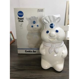 未使用•箱付き　Doughboy クッキージャー(収納/キッチン雑貨)