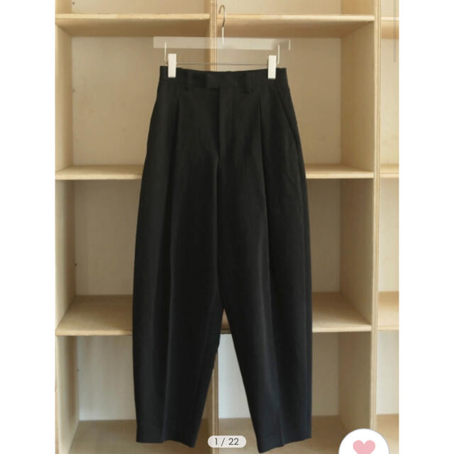 todayfu コットンボックスタックパンツ 新品未使用