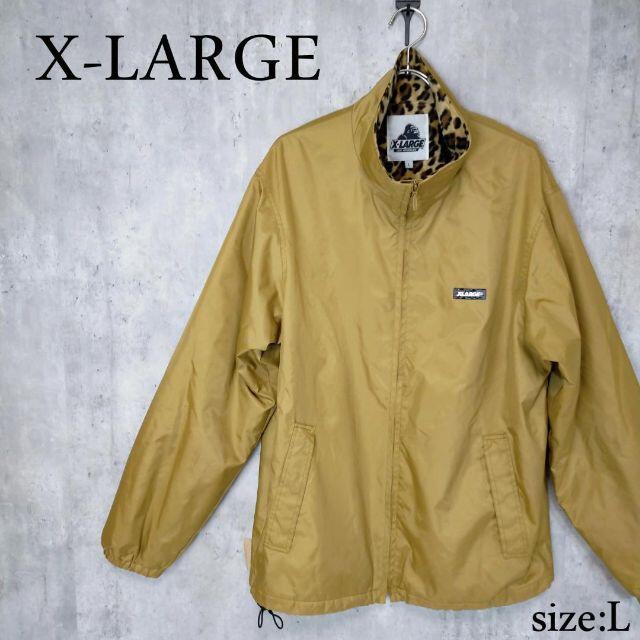 XLARGE(エクストララージ)のエクストララージ  ヒョウ柄ブルゾン メンズのジャケット/アウター(ナイロンジャケット)の商品写真