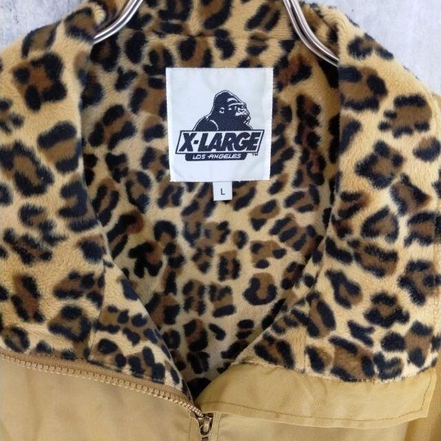 XLARGE(エクストララージ)のエクストララージ  ヒョウ柄ブルゾン メンズのジャケット/アウター(ナイロンジャケット)の商品写真