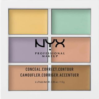 エヌワイエックス(NYX)のコンシール コレクト コントゥアー パレット A 04 カラー・コンシーラー(コンシーラー)