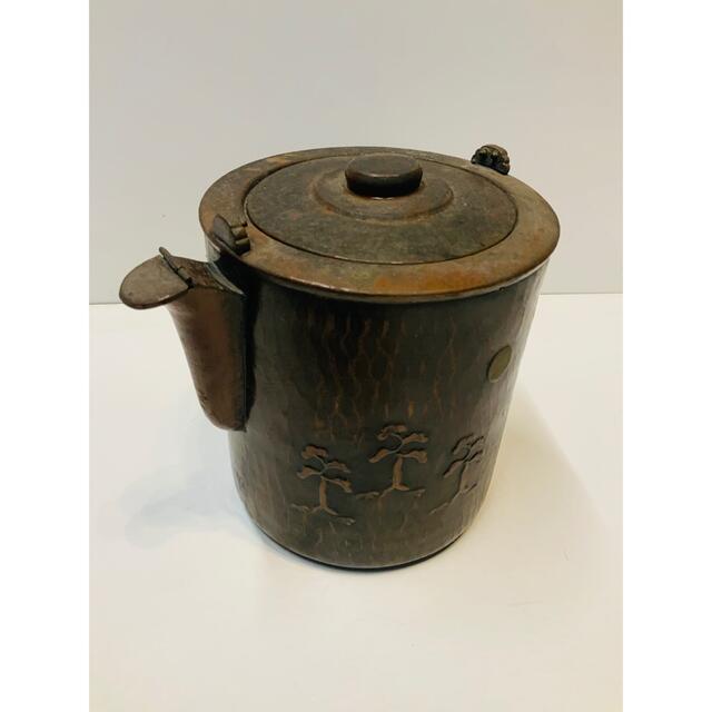 昭和レトロ金誠堂製　銅製　水差し　茶器　昭和レトロ　 煎茶道具