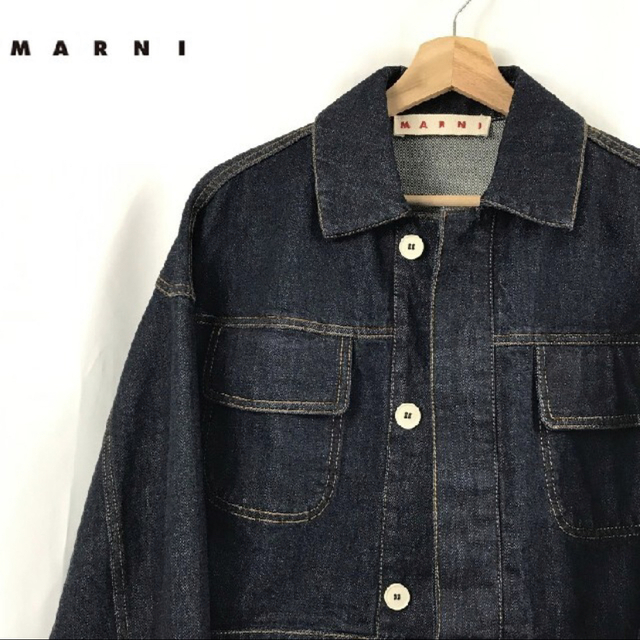 Gジャン/デニムジャケットMARNI デニムジャケット　ショート丈