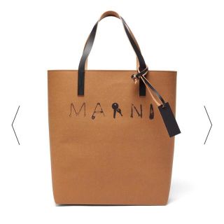 マルニ(Marni)のMARNI トライベッカ レザートートバッグ(トートバッグ)