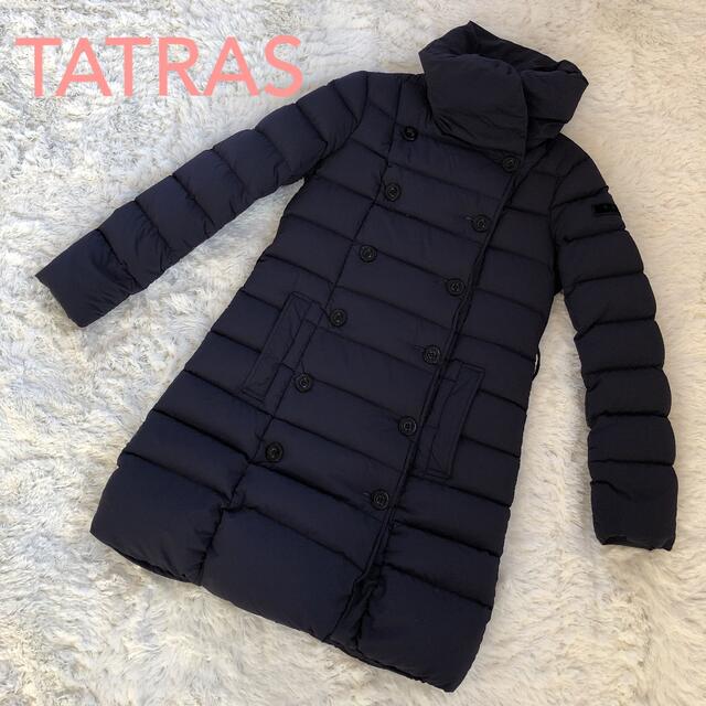 TATRAS(タトラス)のTATRAS タトラス　ダウンコート　ネイビー　紺　03 レディースのジャケット/アウター(ダウンコート)の商品写真