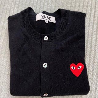 コムデギャルソン(COMME des GARCONS)のプレイコムデギャルソン   池袋西武本店購入　ブラック　S(カーディガン)