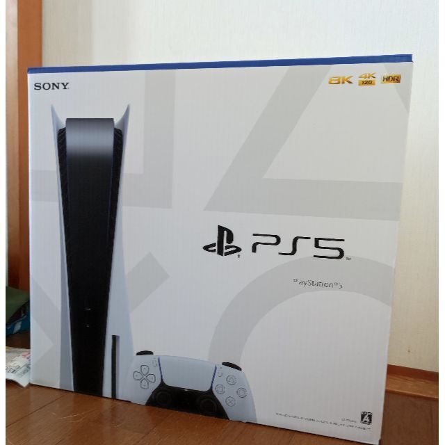 SONY(ソニー)のPlayStation 5 ディスクドライブ搭載モデル PS5本体 ソフト付き エンタメ/ホビーのゲームソフト/ゲーム機本体(家庭用ゲーム機本体)の商品写真