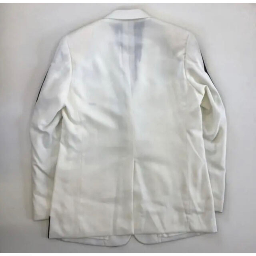 sacai(サカイ)のkudos BLACK IS MINDSET JACKET WHITE メンズのジャケット/アウター(テーラードジャケット)の商品写真