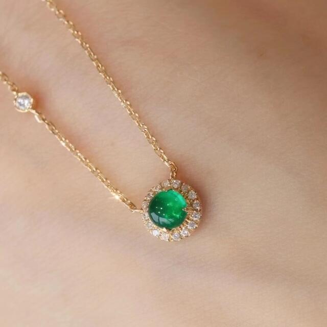 0.3ct 天然 エメラルド ダイヤモンドペンダントトップ - fttecnologia ...