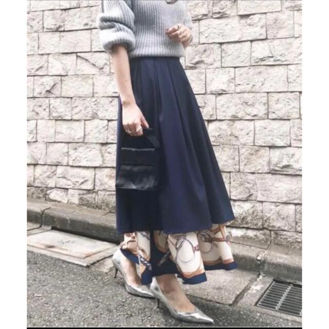 Ameri VINTAGE(アメリヴィンテージ)の【AMERI】WENDY LAYERED SKIRT アメリ レディースのスカート(ロングスカート)の商品写真