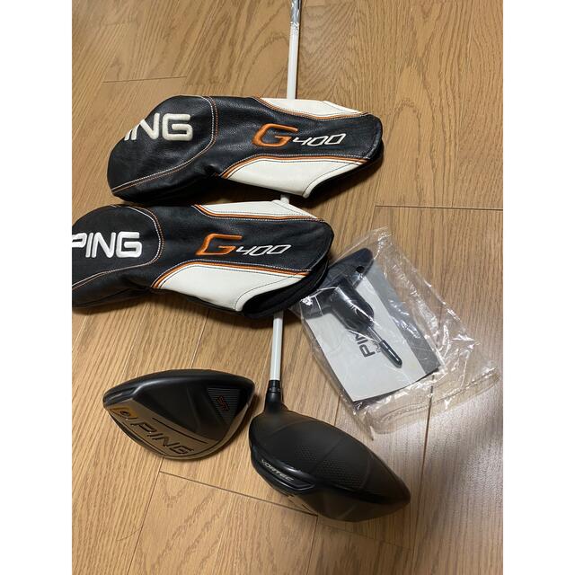 PING　G400 ドライバー　カバー、レンチ、ヘッド2個付きゴルフ