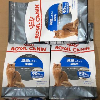 ロイヤルカナン(ROYAL CANIN)のロイヤルカナン 減量したい成猫用 ドライフード400g3点セット(ペットフード)