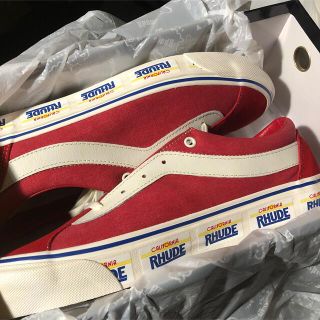 ヴァンズ(VANS)の【28.5cm】vans rhude bold Ni plate RED(スニーカー)