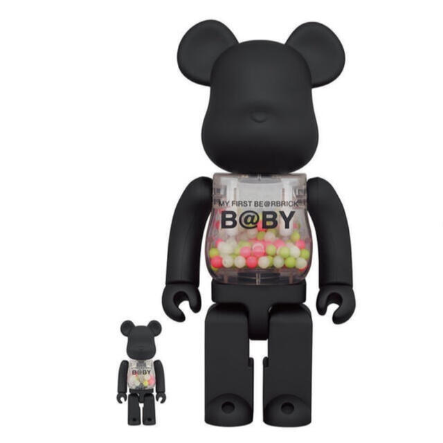 MEDICOM TOY(メディコムトイ)のMY FIRST BE@RBRICK B@BY MATT 100% & 400% ハンドメイドのおもちゃ(フィギュア)の商品写真