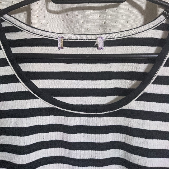 ボーダーロンT 長袖カットソー レディースのトップス(Tシャツ(長袖/七分))の商品写真