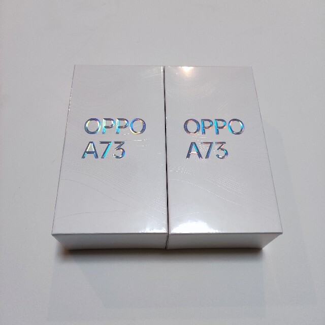 新品未開封　oppo a73 ネービーブルー　2台セット　国内版SIMフリー