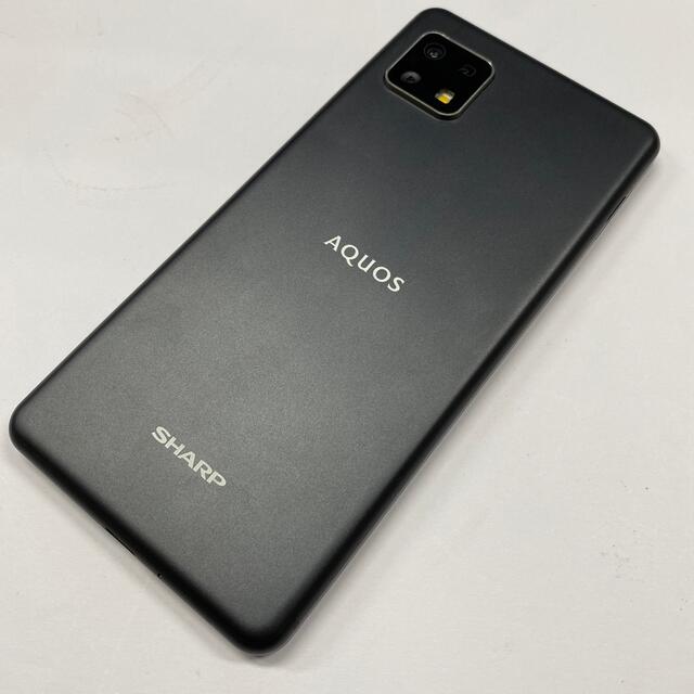 SHARP(シャープ)の楽天モバイル AQUOS sensn4 lite SH-RM15 ブラック スマホ/家電/カメラのスマートフォン/携帯電話(スマートフォン本体)の商品写真