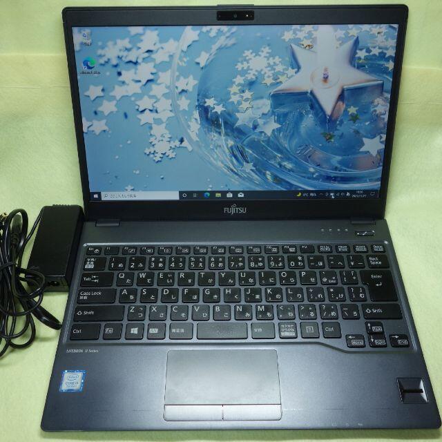 富士通(フジツウ)のLIFEBOOK U937◆i5-7300U/SSD128/8G/カメラ/LTE スマホ/家電/カメラのPC/タブレット(ノートPC)の商品写真