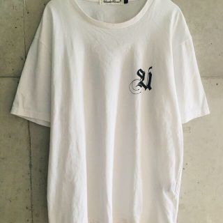 アンダーカバー(UNDERCOVER)の【★2枚セット★メンズM】アンダーカバー ロゴ バッグプリント 白 綿 Tシャツ(Tシャツ/カットソー(半袖/袖なし))