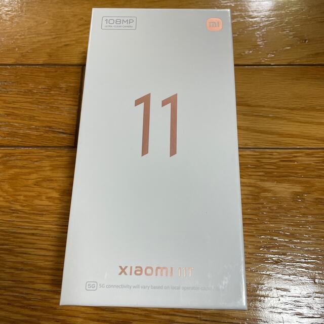 スマートフォン/携帯電話【新品未開封】Xiaomi 11T Meteorite Gray