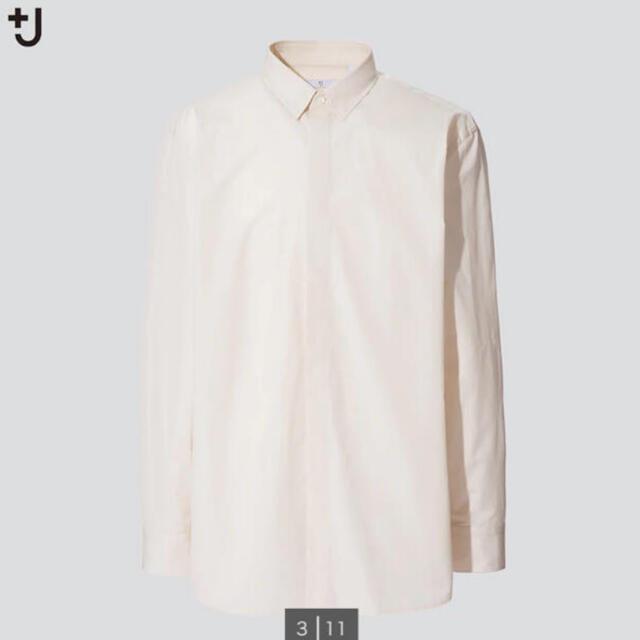 Jil Sander(ジルサンダー)のユニクロ　ジルサンダー　スーピマコットンレギュラーフィットシャツ メンズのトップス(シャツ)の商品写真