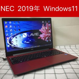 エヌイーシー(NEC)のLAVIE  カームレッド(ノートPC)