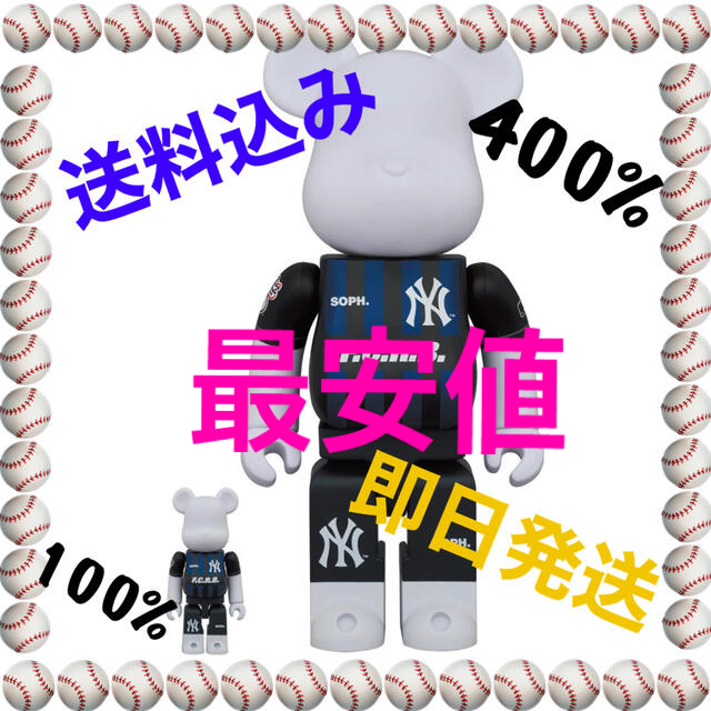 注文 BE@RBRICK F.C.R.B. × MLB 100％ u0026 400％ NY | www.butiuae.com