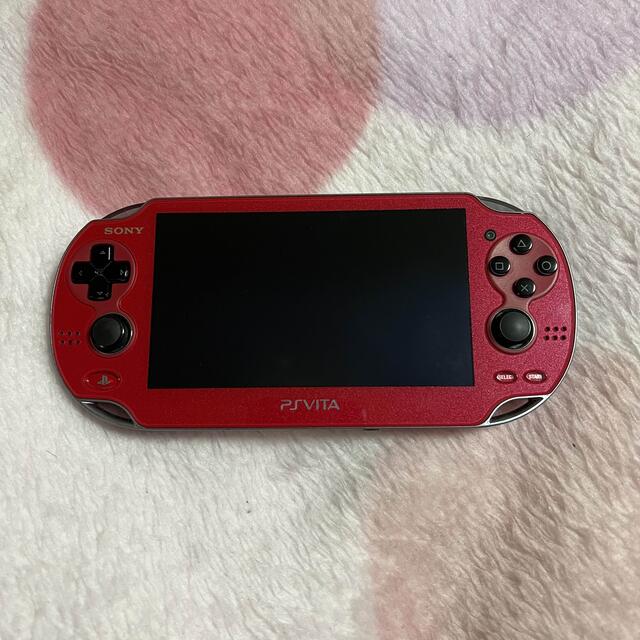 ps vita 1000 コズミックレッド　美品エンタメ/ホビー