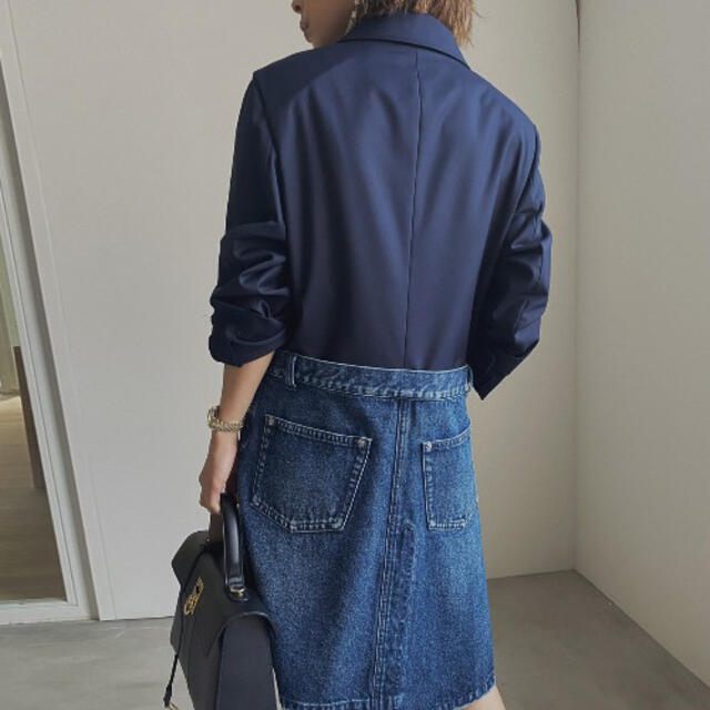 Ameri VINTAGE(アメリヴィンテージ)の【GWセール】AmeriVINTAGE DENIM DOCKING JACKET レディースのジャケット/アウター(テーラードジャケット)の商品写真