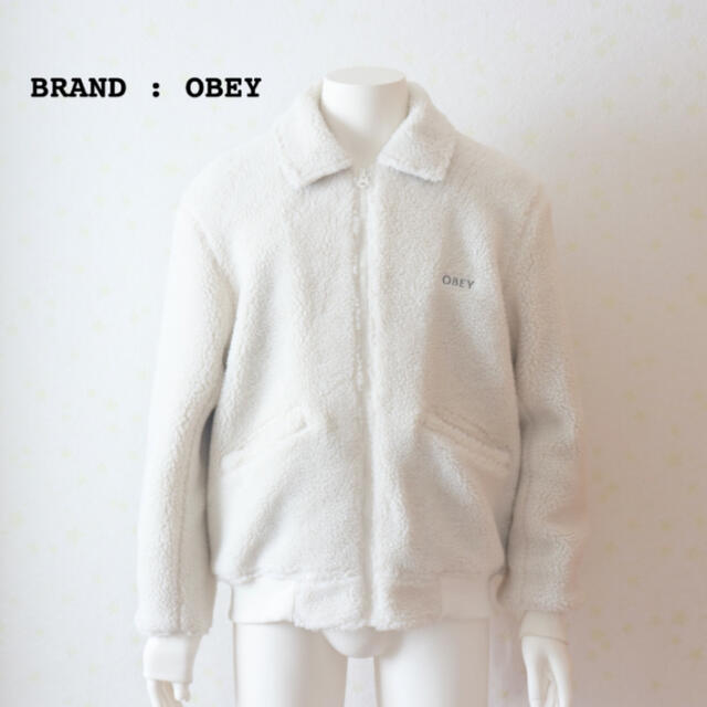 中古美品!】OBEY ボアジャケット 【メール便無料】 www.toyotec.com