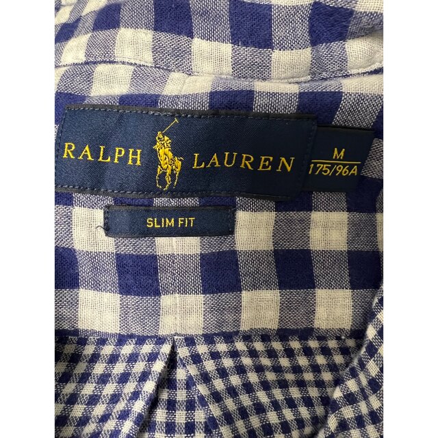 POLO RALPH LAUREN(ポロラルフローレン)のポロラルフローレン チェックシャツ ギンガムチェック ブルー ホワイト メンズのトップス(シャツ)の商品写真