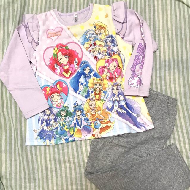 BANDAI(バンダイ)のプリキュア オールスターズ　光るパジャマＤＸ　120 キッズ/ベビー/マタニティのキッズ服女の子用(90cm~)(パジャマ)の商品写真