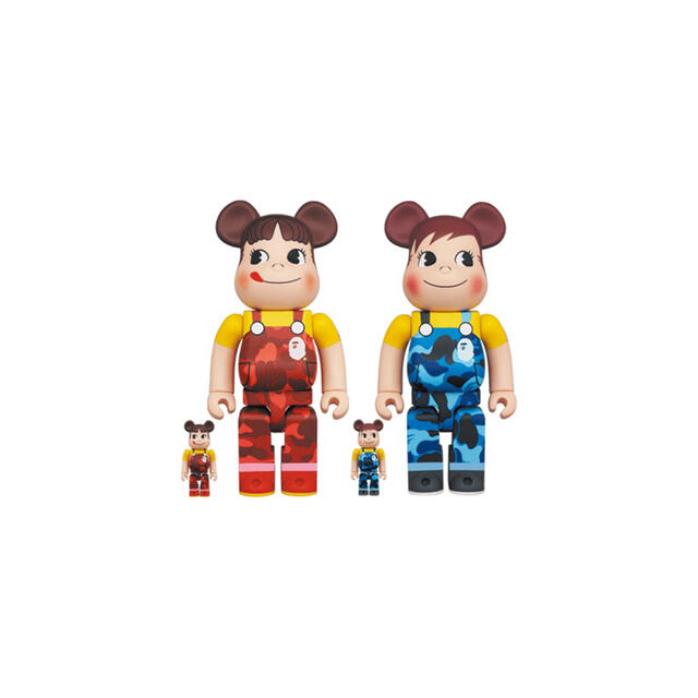 BE@RBRICK BAPE(R) × ペコちゃん & ポコちゃん 1000%