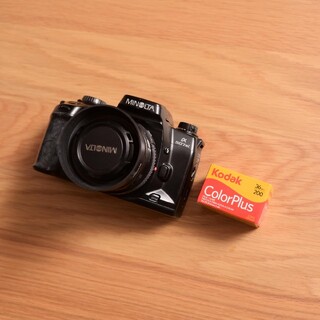 コニカミノルタ(KONICA MINOLTA)のフィルムカメラ 一眼レフ MINOLTA 507si カメラ レンズ電池付(フィルムカメラ)