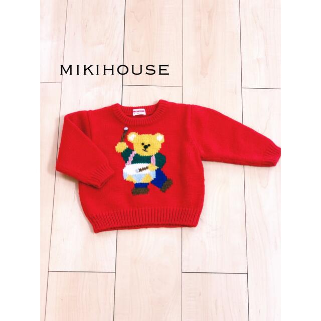 mikihouse(ミキハウス)のmikihouse ニット　80 キッズ/ベビー/マタニティのベビー服(~85cm)(ニット/セーター)の商品写真