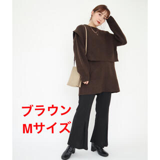 シマムラ(しまむら)のterawear emu ニットベスト　レイヤードニット(ニット/セーター)