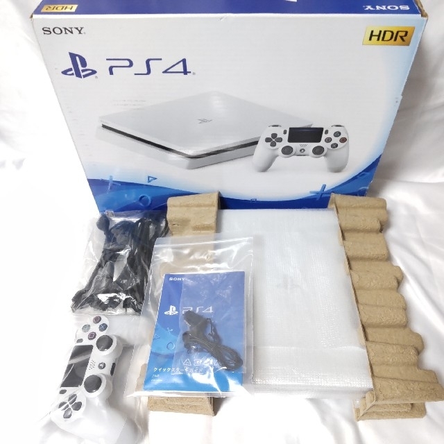 PS4 グレイシャーホワイト CUH-2200A500GBモデル 最新型 美品