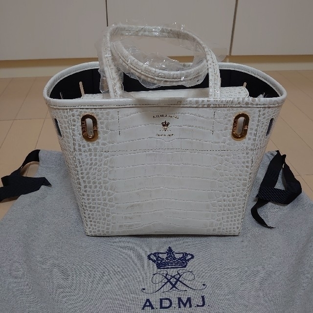 新品タグ付き ADMJ エーディーエムジェイ かごバッグ