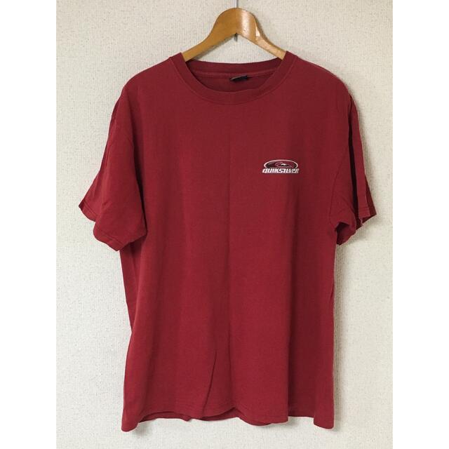 QUIKSILVER(クイックシルバー)のクイックシルバー アメリカ製 赤 レッド オールドサーフ L メンズのトップス(Tシャツ/カットソー(半袖/袖なし))の商品写真