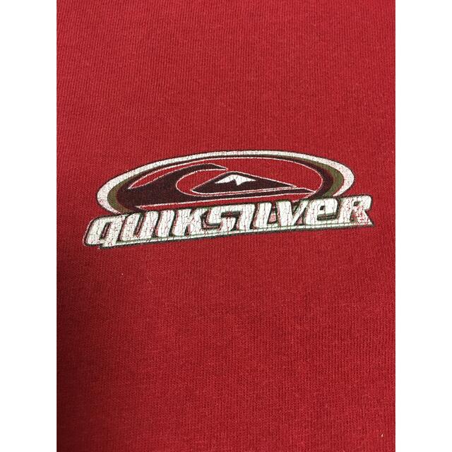 QUIKSILVER(クイックシルバー)のクイックシルバー アメリカ製 赤 レッド オールドサーフ L メンズのトップス(Tシャツ/カットソー(半袖/袖なし))の商品写真