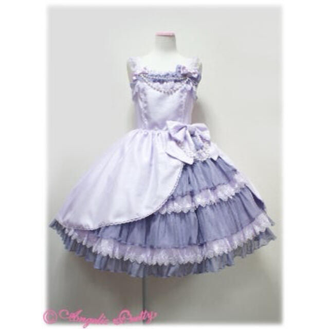 Angelic Pretty(アンジェリックプリティー)のアンジェリックプリティ ワンピース ジャンパースカート レディースのワンピース(ひざ丈ワンピース)の商品写真