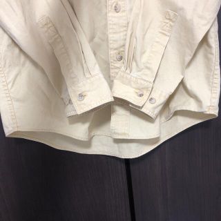L.L.Bean - L.L.Bean マレーシア製 コットン長袖シャツ ライトイエロー