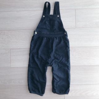 プチバトー(PETIT BATEAU)のpetitbateau プチバトー　オーバーオール　24m(ロンパース)