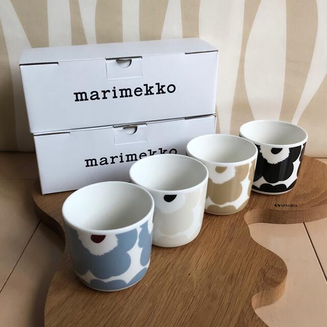 marimekkoカラー新品 4個 marimekko UNIKKO ウニッコ ラテマグ マグカップ