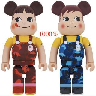 メディコムトイ(MEDICOM TOY)の不二家当選分 ペコちゃん & ポコちゃん 1000%(その他)