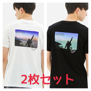 ジーユー(GU)の【QUEEN】GU グラフィックTシャツ 2枚セット②(Tシャツ/カットソー(半袖/袖なし))